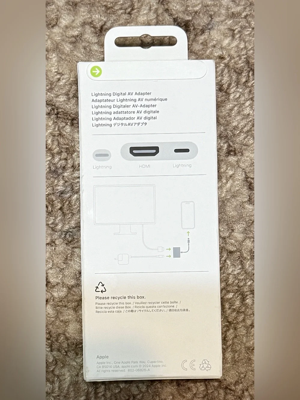 Apple Lightning to Digital AV Adapter - White
